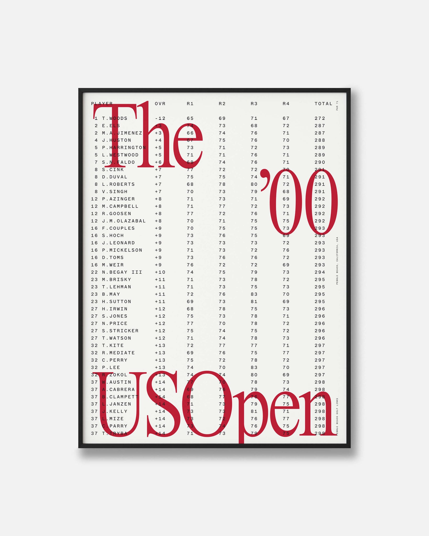 TW 2000 U.S. Open